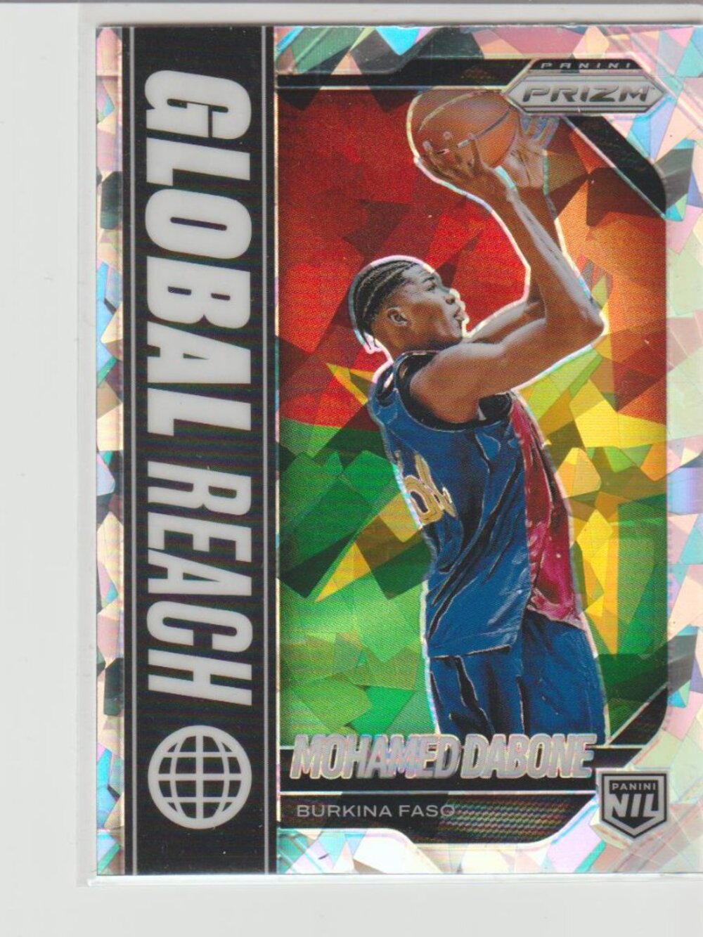 Mohamed Dabone 2025-26 Panini Prizm Global Reach Cracked Ice NIL #25